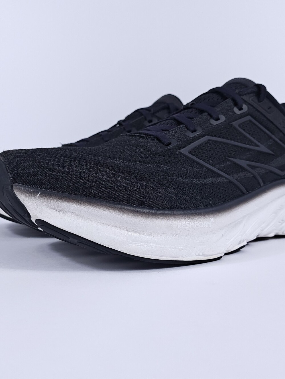 New Balance 1080 v13 Mens 12.5 Wide 2E Max Cushion Road Running Shoes Black - Picture 4 of 16